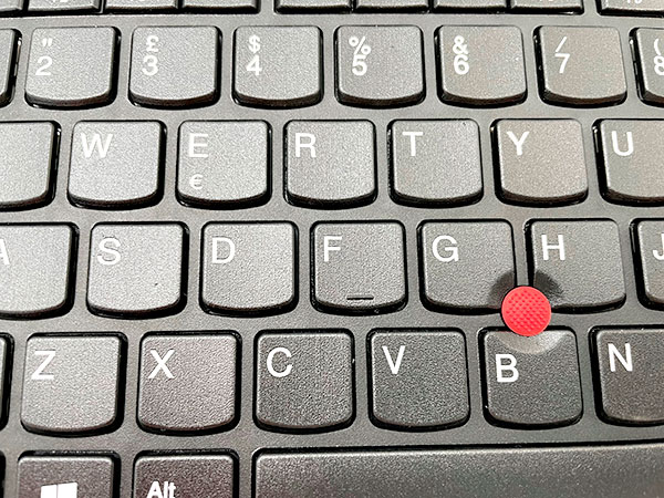Lenovo Tastatur nach Reprint, vergrößert